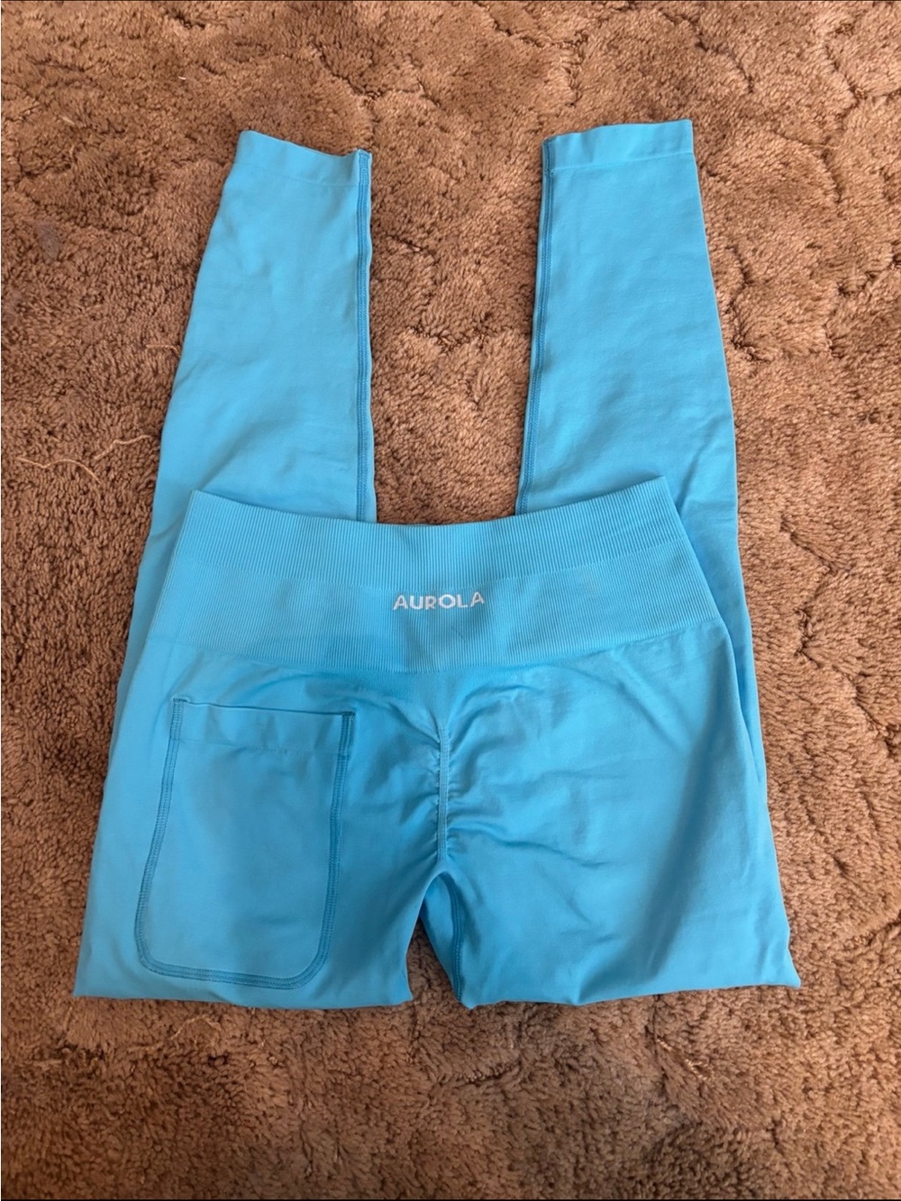AUROLA Bright Blue High-Waist Leggings